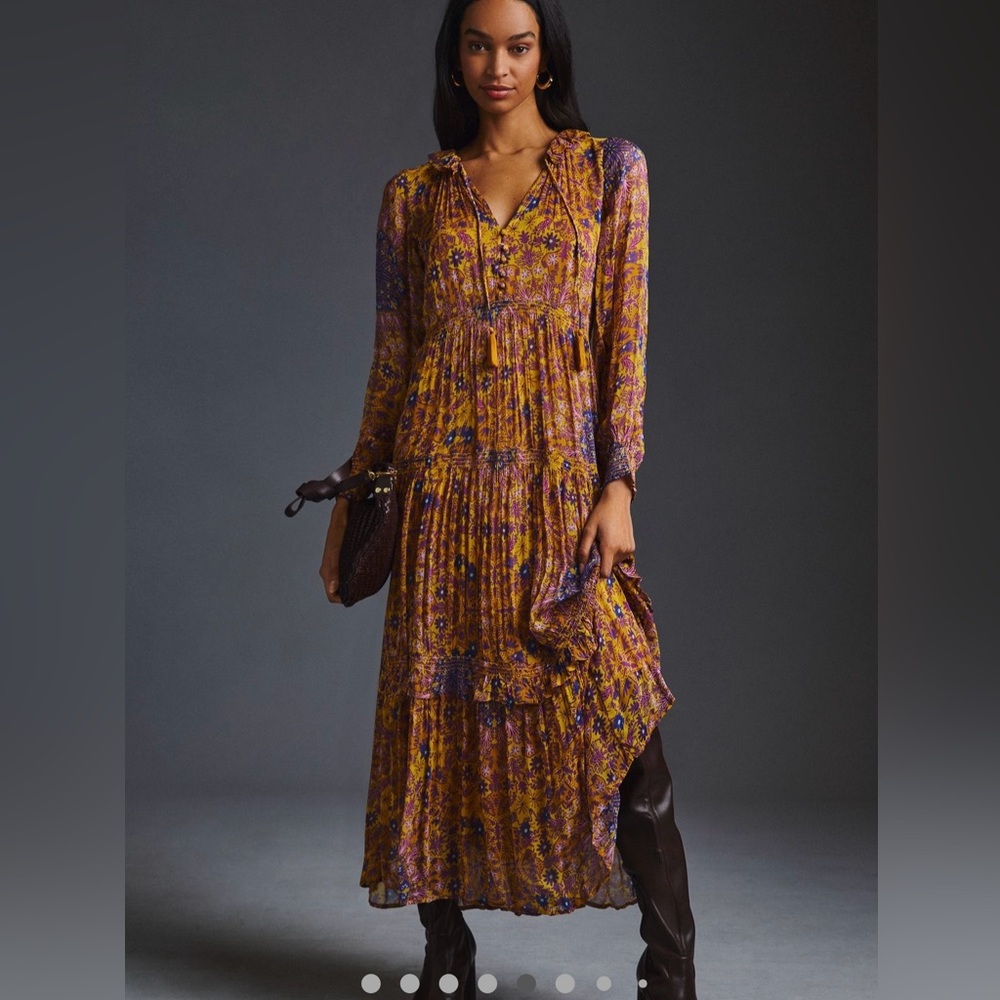 The Marias printed chiffon maxi dress